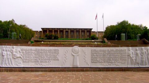 The building of the Grand National Assembly of Turkey